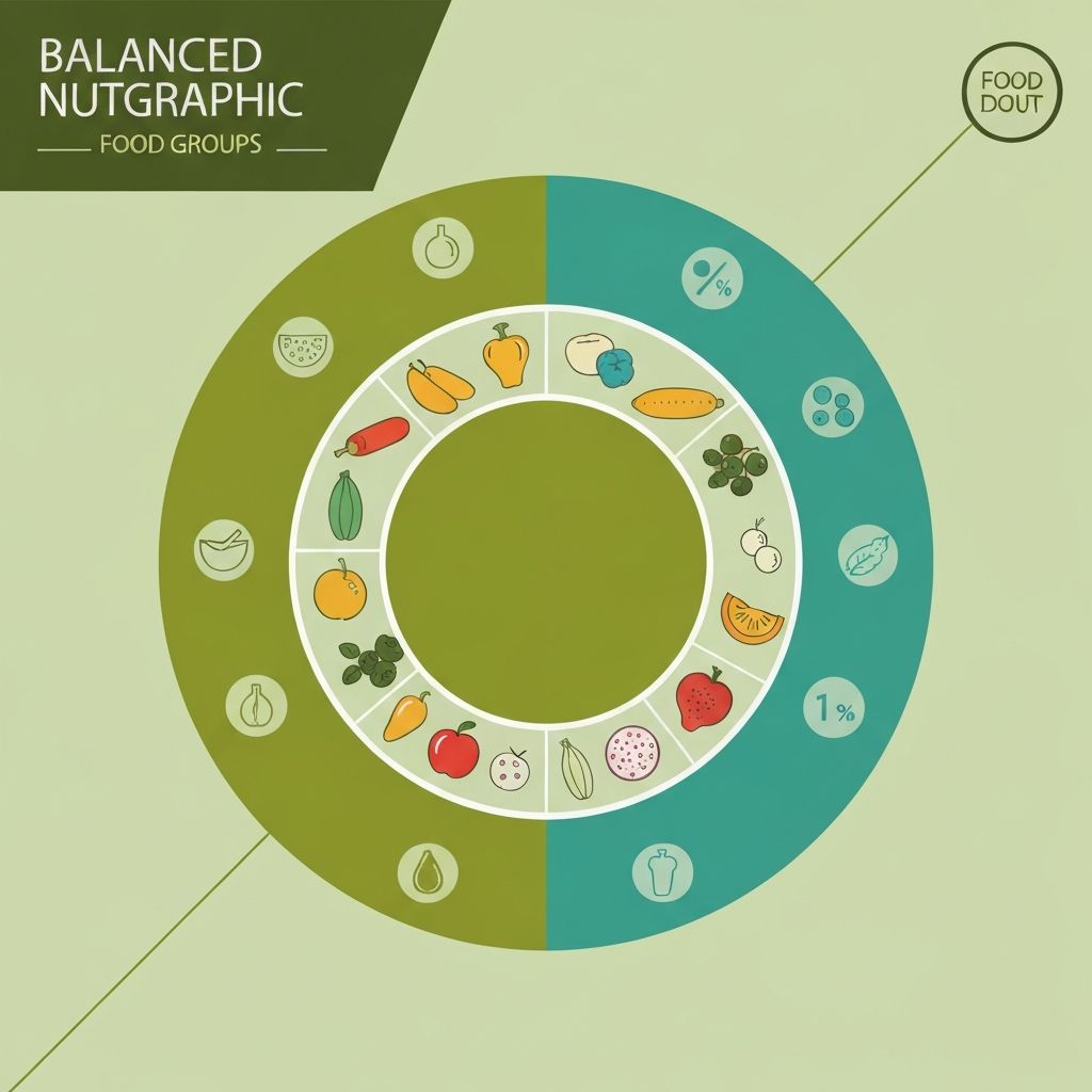 Kiegyensúlyozott táplálkozás diagram